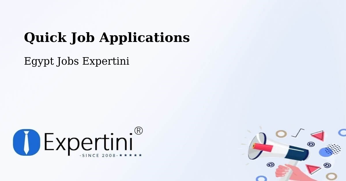 Quick Apply Feature – Asyūţ - Egypt Jobs Expertini