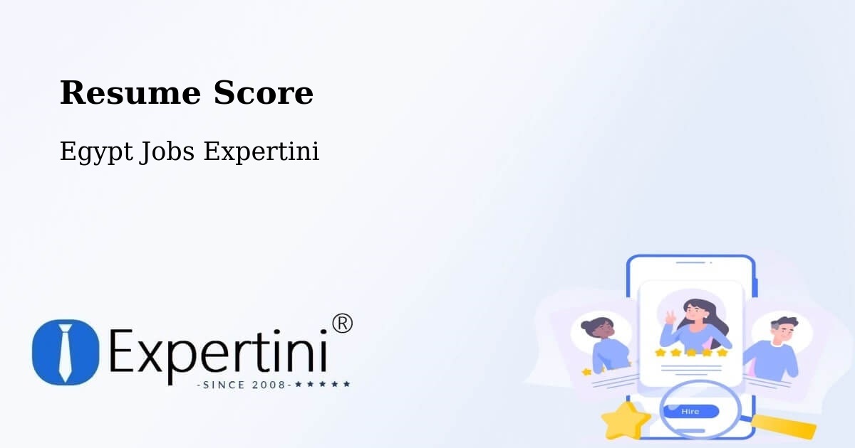 Resume Score & Job Description Match Tool – Asyūţ - Egypt Jobs Expertini